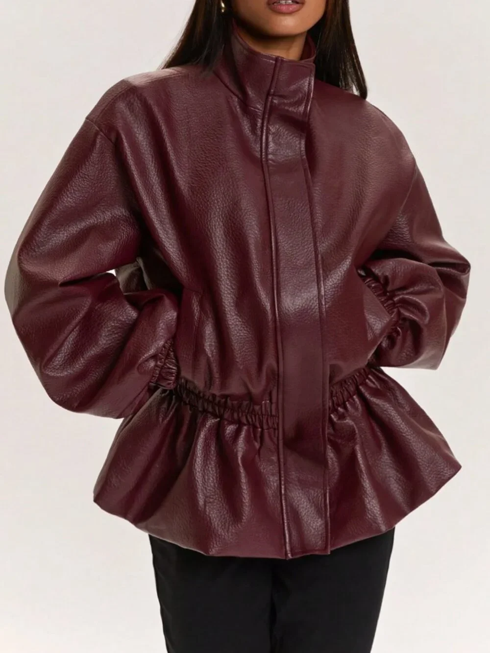 N/A burgundy casual